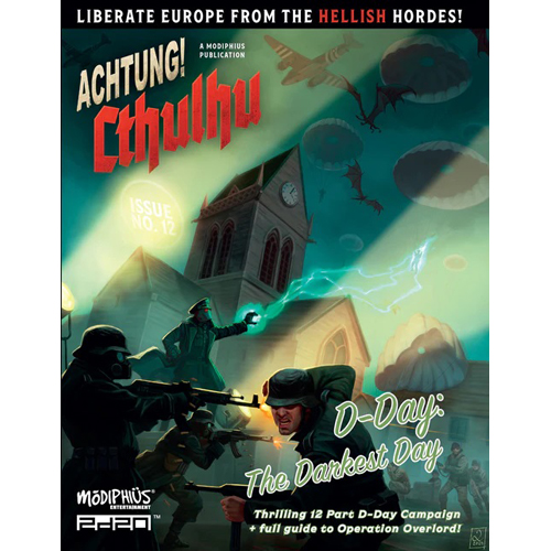 MUH0010317 Achtung Cthulhu 2d20 D-Day: The Darkest Day published by Modiphius