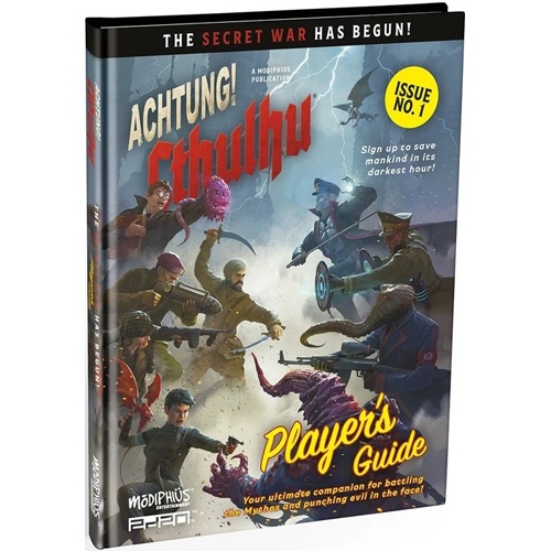 MUH051742 Achtung! Cthulhu 2d20 RPG: Player's Guide published by Modiphius