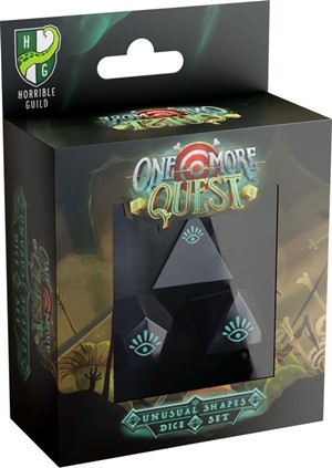 MUHHG165 One More Quest RPG: Unusual Shapes Dice Set published by Modiphius