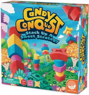 2!MWR98349 Candy Conquest Board Game published by Mindware