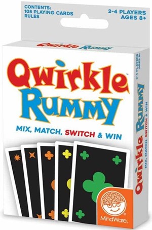 MWR99986 Qwirkle Board Game: Blind Friendly Rummy published by Mindware