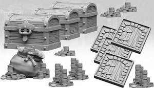 MYTDD09EN Darkest Dungeon Board Game: Heirloom Loot Chest published by Mythic Games