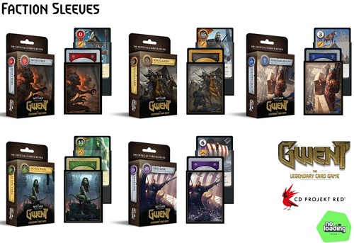 NOLOSLEEVEBUNDLE Gwent Card Game: Faction Sleeves Bundle published by No Loading Games