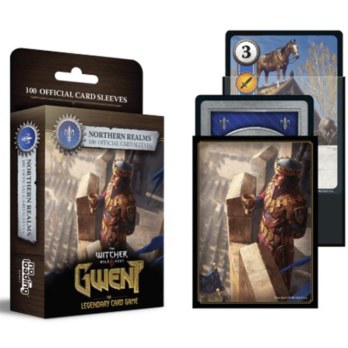 NOLOSLEEVENOR Gwent Card Game: 100 Art Sleeves Northern Realms published by No Loading Games