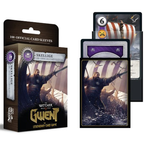 NOLOSLEEVESKE Gwent Card Game: 100 Art Sleeves Skellige published by No Loading Games