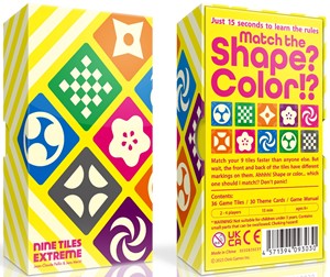 2!OINNTE Nine Tiles Extreme Board Game published by Oink Games