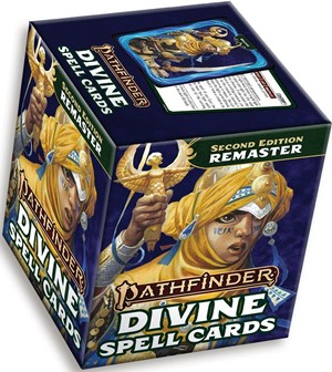 PAI10005MC Pathfinder RPG 2nd Edition: Divine Spell Cards (Remastered) published by Paizo Publishing