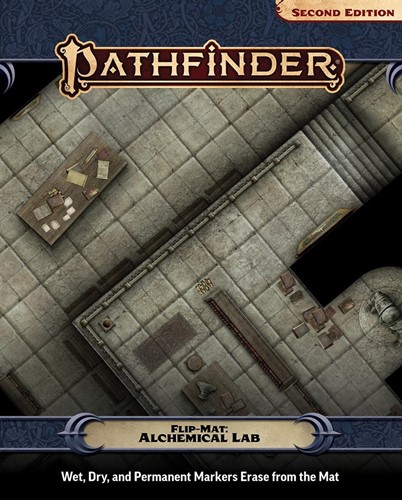 PAI11025FM Pathfinder Flip-Mat: Alchemical Lab published by Paizo Publishing