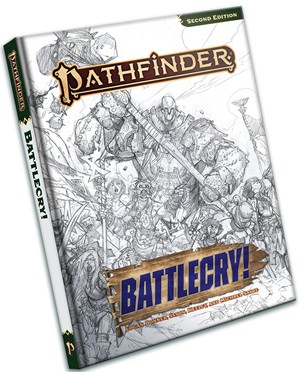 PAI12008SK Pathfinder RPG 2nd Edition: Battlecry! Sketch Cover published by Paizo Publishing
