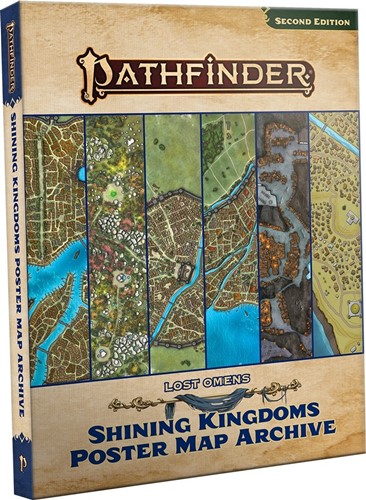 Pathfinder RPG 2nd Edition: Lost Omens Shining Kingdoms Poster Map Archive