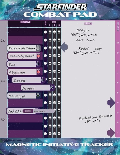 PAI20003MC Starfinder RPG 2nd Edition: Combat Pad published by Paizo Publishing