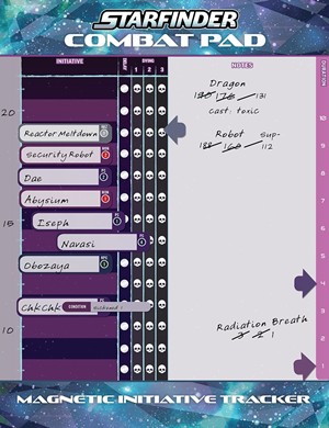 PAI20003MC Starfinder RPG 2nd Edition: Combat Pad published by Paizo Publishing