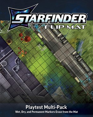 PAI21000FM Starfinder RPG: Flip-Mat Playtest Multi-Pack published by Paizo Publishing