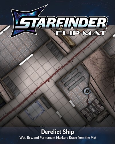 PAI21005FM Starfinder RPG: Flip-Mat Derelict Starships published by Paizo Publishing
