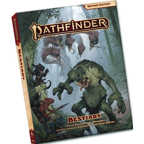 PAI2102PE Pathfinder RPG 2nd Edition: Bestiary Pocket Edition published by Paizo Publishing