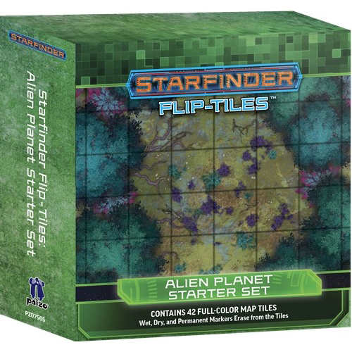 PAI7505 Starfinder RPG Flip-Tiles: Alien Planet Starter Set published by Paizo Publishing