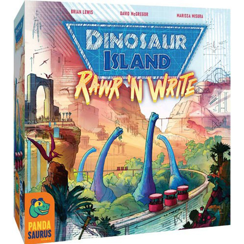 PAN202107 Dinosaur Island Board Game: Rawr n Write published by Pandasaurus Games