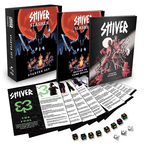 PARSHI017EN Shiver RPG: Slasher Starter Box Set published by Parable Games