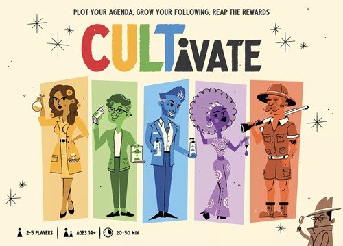 PBJ01003 CULTivate Board Game published by Pops & Bejou Games
