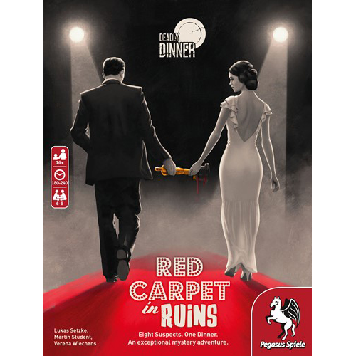 PEG19010E Deadly Dinner Game: Red Carpets in Ruins published by Pegasus Spiele