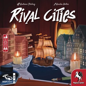 PEG57823E Rival Cities Board Game published by Pegasus Spiele
