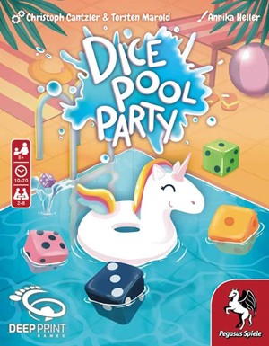 2!PEG57826E Dice Pool Party Board Game published by Deep Print Games