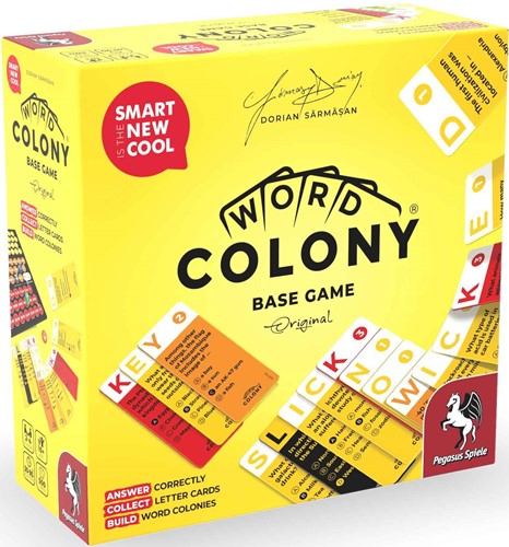 PEG800100USA Word Colony Card Game published by Pegasus Spiele