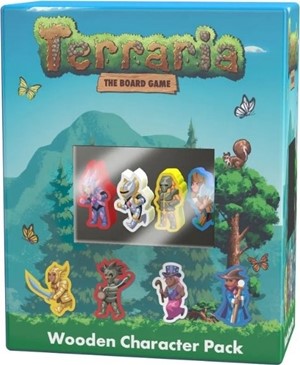 PFGTERCHA Terraria Board Game: Wooden Character Pack published by Paper Fort Games