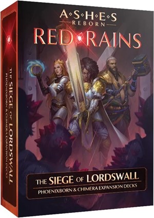 PHG12285 Ashes Reborn Card Game: Red Rains - The Siege Of Lordswall - Phoenixborn And Chimera Expansion Decks published by Plaid Hat Games