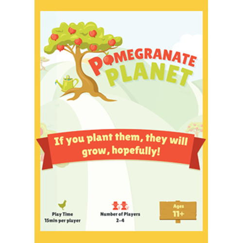 PWG8005 Pomegranate Planet Card Game published by Paw-Warrior Games