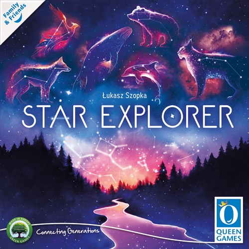 QNGSEP001862 Star Explorer Board Game published by Queen Games