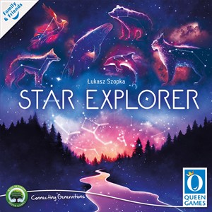 QNGSEP001862 Star Explorer Board Game published by Queen Games