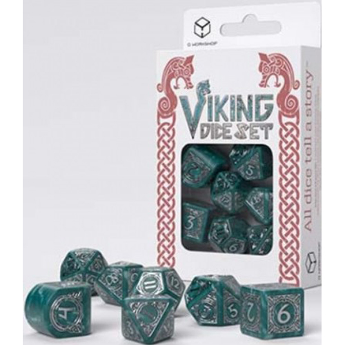 QWSRVIK4T Q-Workshop Viking RPG Niflheim Dice Set published by Q-Workshop