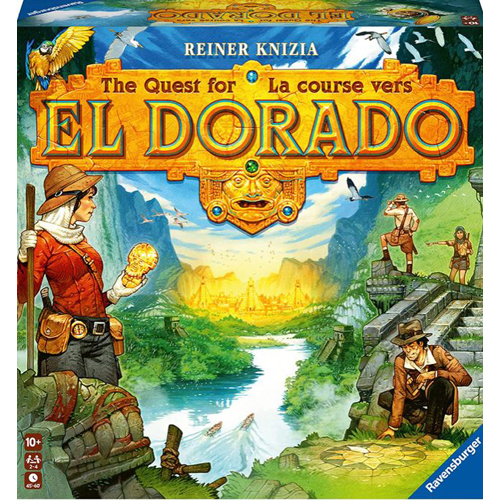 RAV27456 The Quest For El Dorado Board Game: 2022 Edition published by Ravensburger