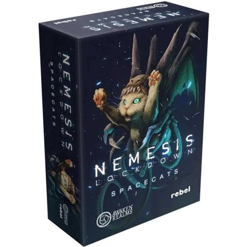 REBNEMLKENCAT Nemesis Board Game: Lockdown Space Cats Expansion published by Awaken Realms