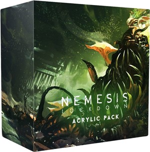 REBNEMTOKLOK Nemesis Board Game: Lockdown Deluxe Acrylic Tokens published by Awaken Realms