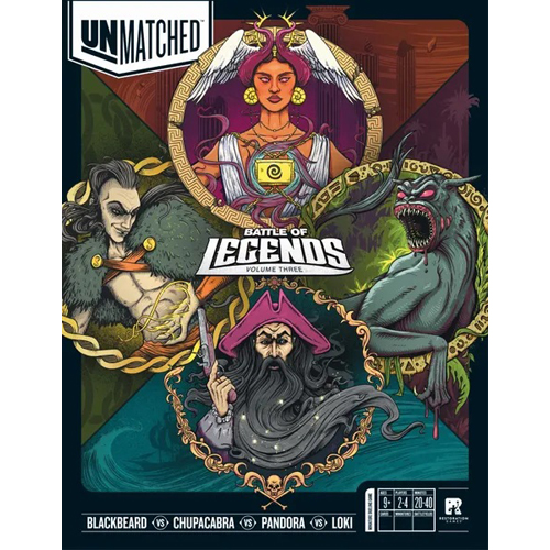 Unmatched Board Game: Battle Of Legends Volume 3