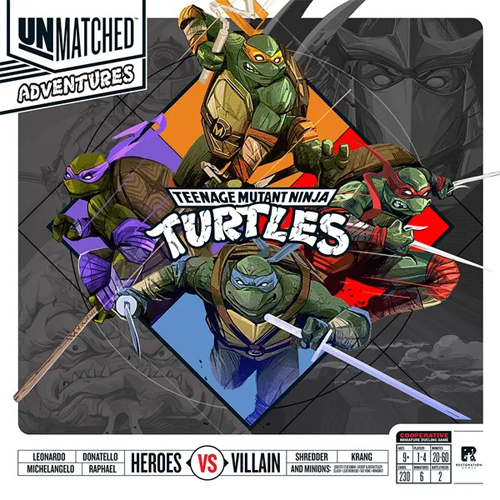 REOUNMATCHTMNT Unmatched Adventures - Teenage Mutant Ninja Turtles published by Iello