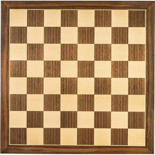 RFWALNUT45 Walnut and Maple 45cm Chess Board published by Rechapardos Ferrer