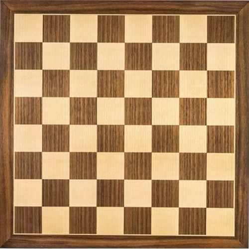 RFWALNUT55 Walnut and Maple 55cm Chess Board published by Rechapardos Ferrer
