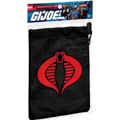 RGS02462 G I Joe RPG: Cobra Dice Bag published by Renegade Game Studios