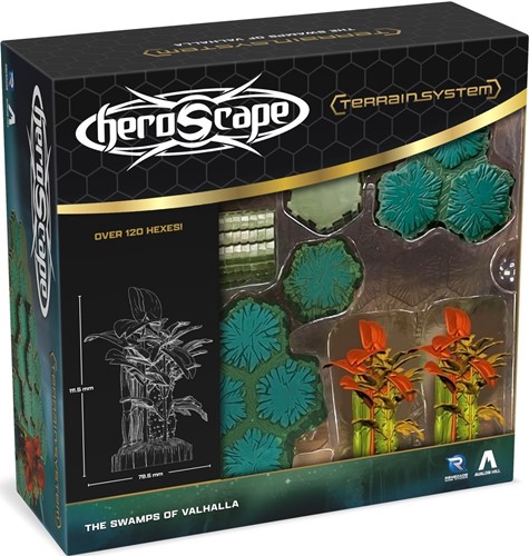 RGS02758 Heroscape Board Game: The Swamps Of Valhalla Terrain Expansion published by Renegade Game Studios