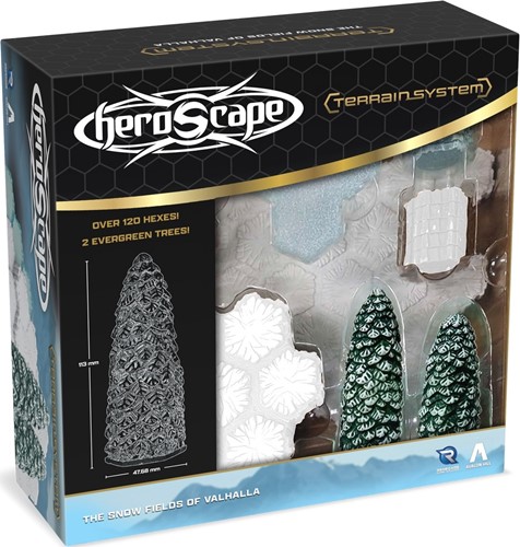 RGS02759 Heroscape Board Game: The Snow Fields Of Valhalla Terrain Expansion published by Renegade Game Studios
