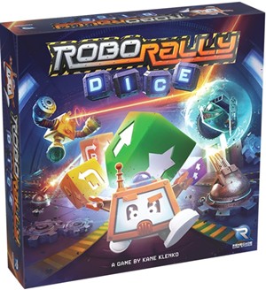 RGS02864 Robo Rally Dice Game published by Renegade Game Studios