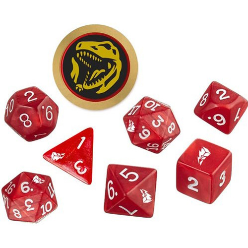 RGS2334 Power Rangers RPG: Red Dice Set published by Renegade Game Studios