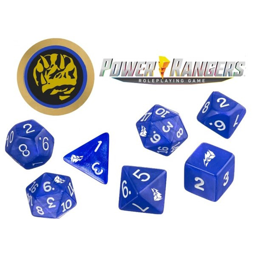 RGS2336 Power Rangers RPG: Blue Dice Set published by Renegade Game Studios