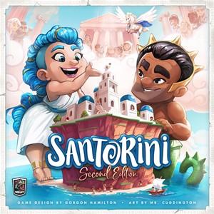 ROX305 Santorini Board Game: 2nd Edition published by Roxley Games