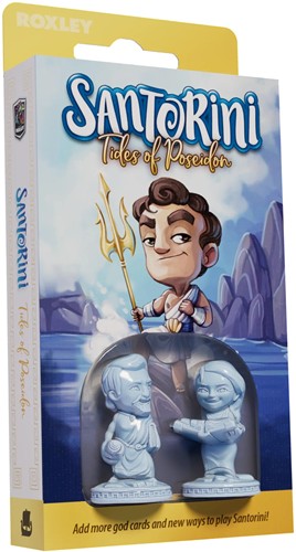 Santorini Board Game: 2nd Edition: Tides Of Poseidon God Expansion Card Pack