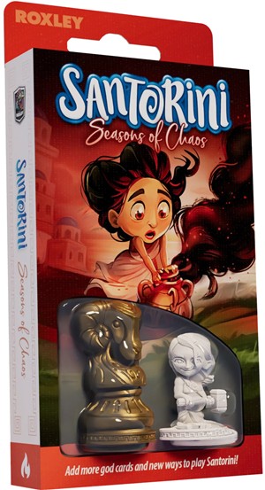 ROX316 Santorini Board Game: 2nd Edition: Seasons Of Chaos God Expansion Card Pack published by Roxley Games