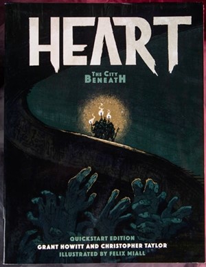 RRD020101 Heart The City Beneath RPG: Quickstart published by Rowan, Rook and Decard Ltd